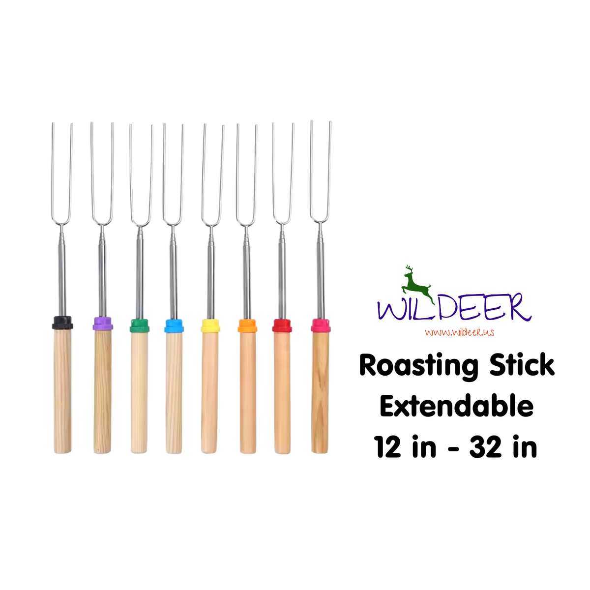 COMBO | Cloudbites Toasters x 50 + Extendable Roasting Sticks x 8